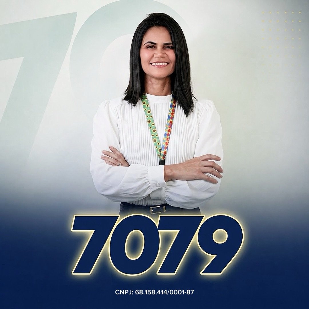 Juliana Silva, candidata a Deputada Federal, número 7079